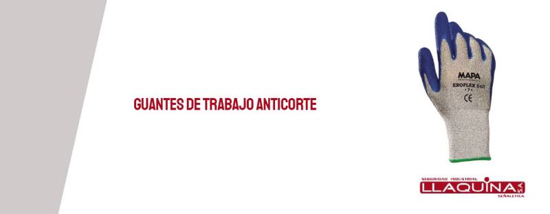 Guantes de trabajo anticorte