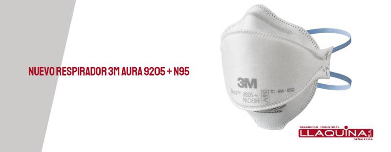 Nuevo respirador 3M Aura 9205 + N95 