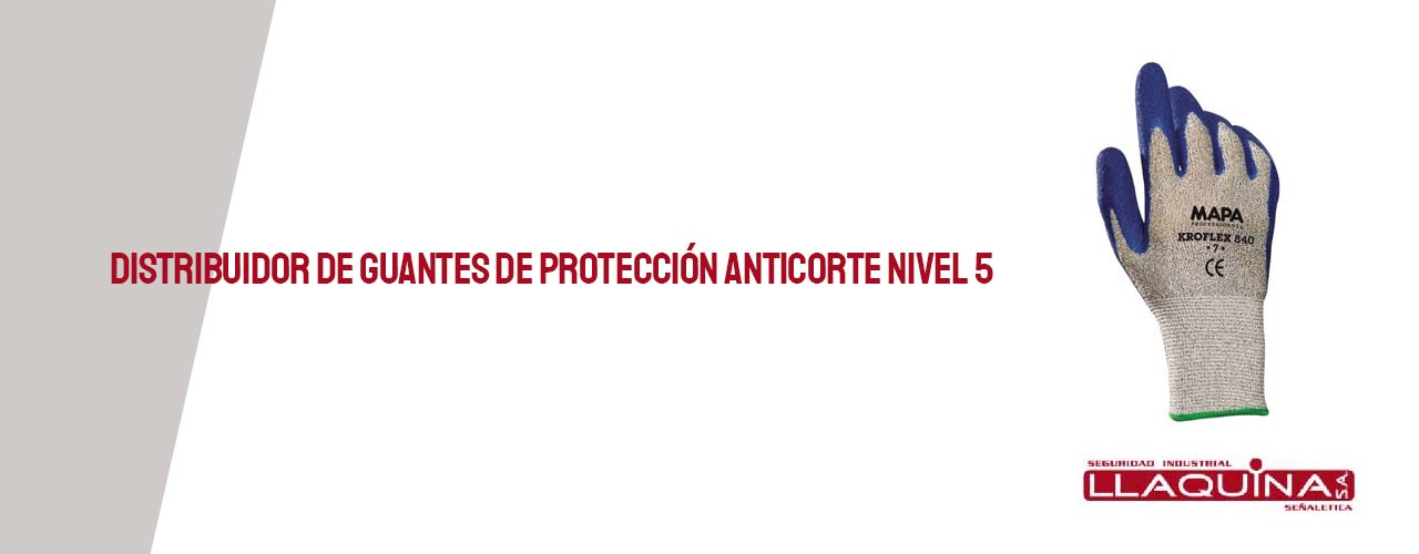 Distribuidor de guantes protección anticorte nivel 5