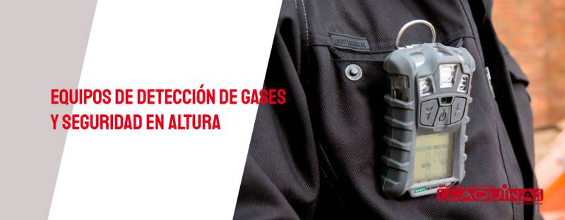 Equipos para detección de gases y seguridad en alturas