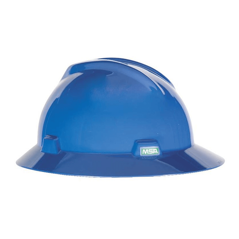 Casco Msa V Gard Sombrero Azul