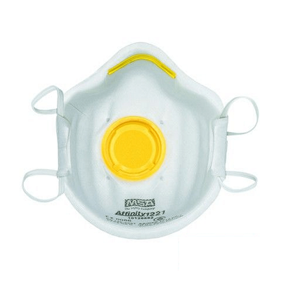 Respirador Descartable Msa Affinity 1221 Ffp2 Con Valvula X10u.