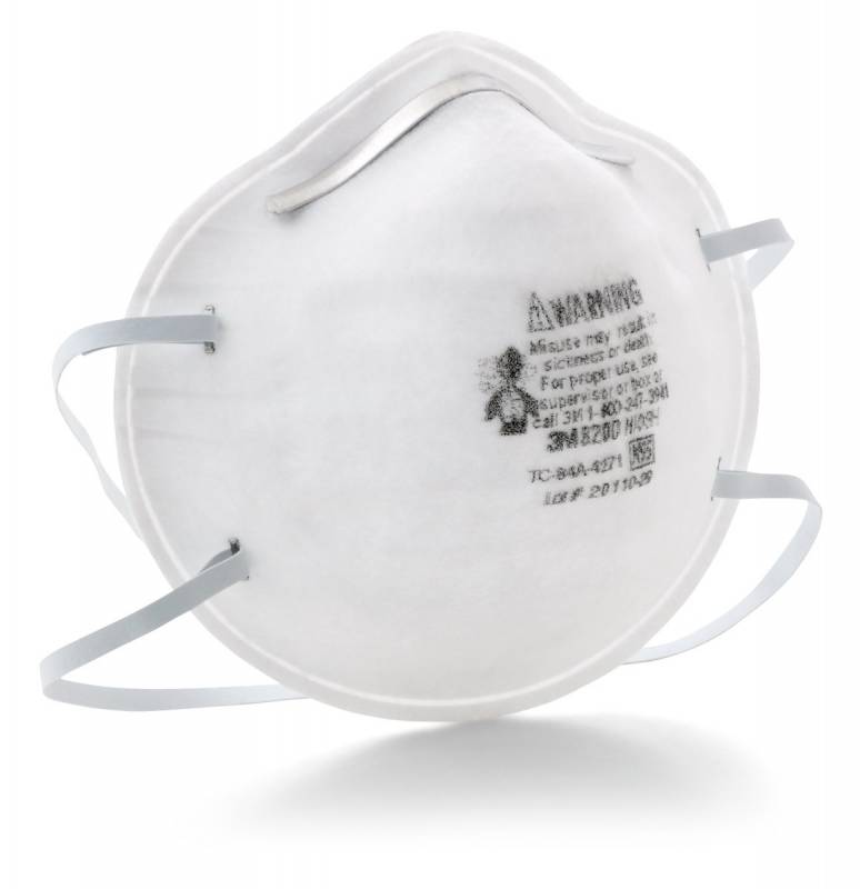 Respirador Descatable 3m-8200 (n95) X 20 U.