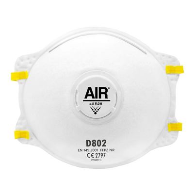 Respirador Descartable Air D802 Ffp2, Nr, Con Valvula 