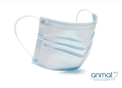 Barbijo Quirúrgico De Tres Tela Tricapa Con Anmat X 50 U.