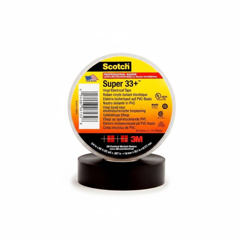Cinta Aisladora De Pvc 3M Super 33 De 19Mm X 20 M